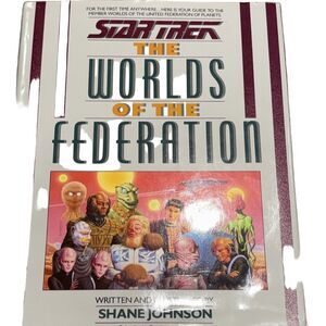 Star Trek: The Worlds of the Federation Shane Johnson Hardcover Pocket Books
